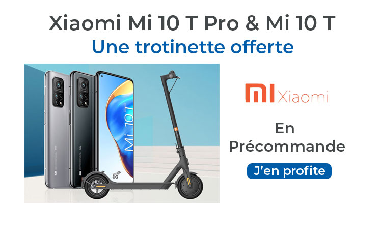 Précommandez le Xiaomi Mi 10T Pro ou le Mi 10T et repartez en trottinette