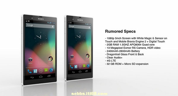 Sony Odin et Yuga  concepts pour les prochains smartphones haut de gamme