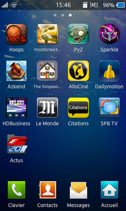 Test Samsung Galaxy Wave 3 processeur 1,4 GHz dos coulissant écran super amoled 4 pouces 5 mégapixels Bada 2.0 Live Panel Samsung Apps