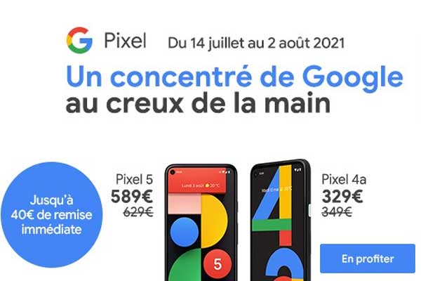 Promos Boulanger sur les Google Pixel : jusqu’à 40 € de remise immédiate !