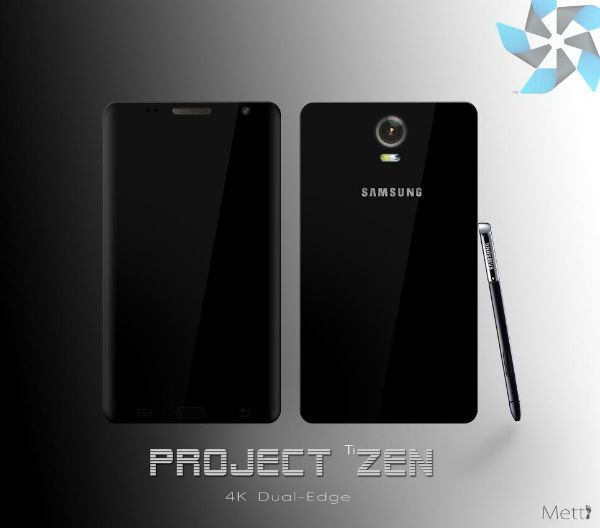 Samsung Galaxy Note 5 Edge : un nouveau concept avec bordures incurvées