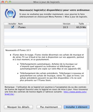 iTunes 10.5 prépare l'arrivée d'iOS 5