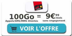 Forfait 100 Go de NRJ Mobile