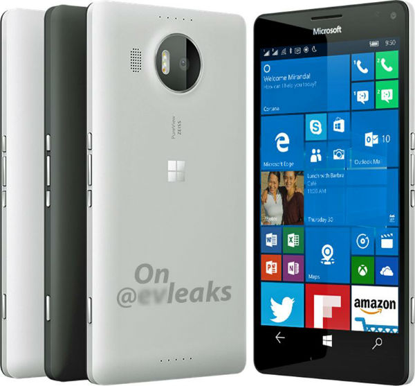 Microsoft Lumia 950 XL : un rendu presse en fuite sur Twitter