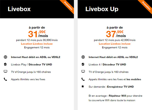 Orange simplifie ses offres Livebox et Packs Open