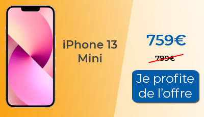 iphone 13 mini promo RED by SFR