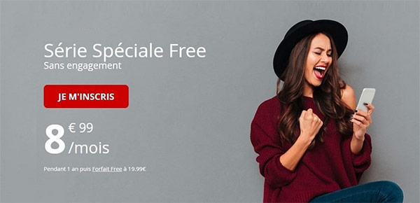 Free Mobile : le forfait 60 Go en promo à 8,99 euros