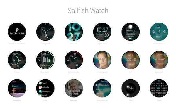 Jolla présente une démonstration de Sailfish OS sur une montre