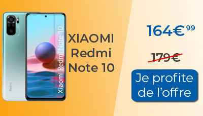 Xiaomi Redmi Note 10 en promo chez Amazon