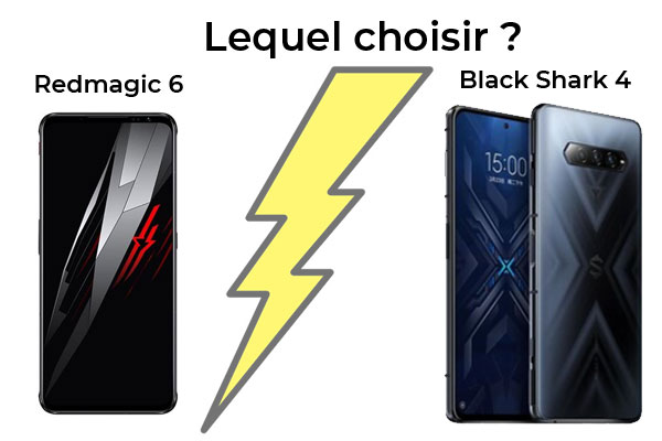 Smartphone gaming : Nubia Red Magic 6 ou Black Shark 4, lequel choisir ?