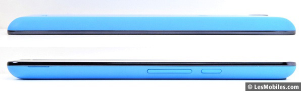 Wiko Rainbow Up : gauche/droite