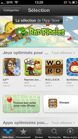  Test iPhone 5 : système d'exploitation + interface utilisateur