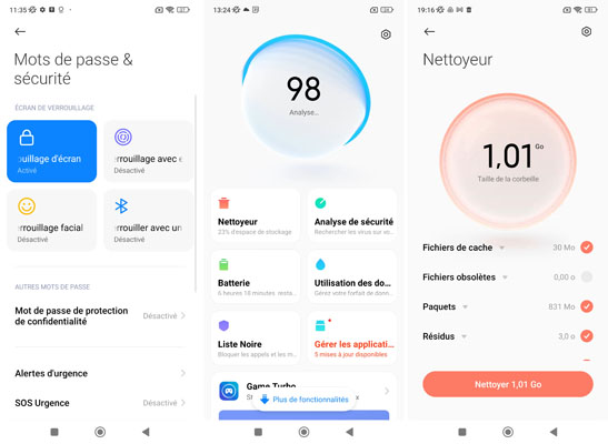 Sécurité Xiaomi Redmi Note 11 Pro 5G