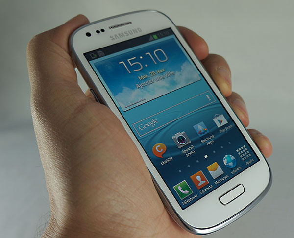 Samsung Galaxy S3 mini : prise en main