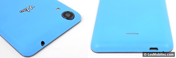 Wiko Rainbow Up : appareil photo, prise jack et microUSB