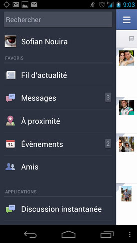 Facebook Android 1.8 Spartan HTML5 iPhone