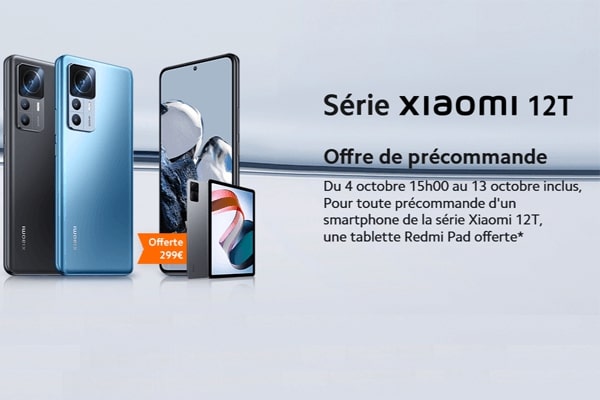 Xiaomi 12 T: Une offre de lancement exceptionnelle de la part de Xiaomi !