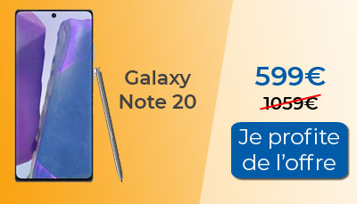 Galaxy Note 20 Boulanger