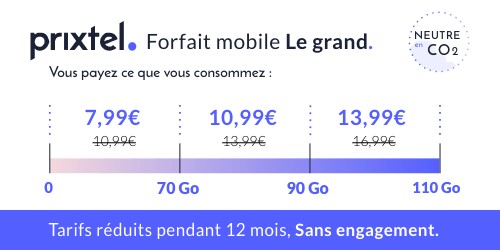 forfait Prixtel 70Go