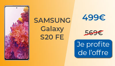 Le Samsung Galaxy S20 FE est 70? moins cher chez RED by SFR
