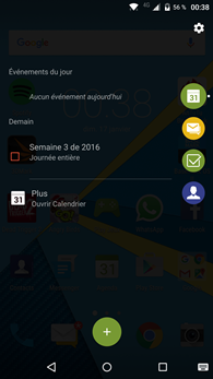 Blackberry Priv : Onglet productivité
