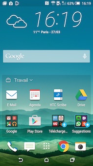 HTC One M9 interface