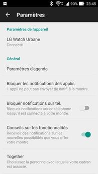 Application Android Wear