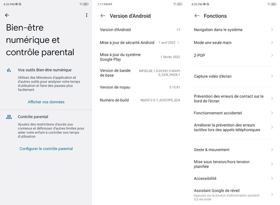 ZTE Axon 40 ultra interface 3