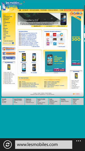 Nokia Lumia 1520 navigateur