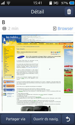 Test Samsung Galaxy Wave 3 processeur 1,4 GHz dos coulissant écran super amoled 4 pouces 5 mégapixels Bada 2.0 Live Panel Samsung Apps