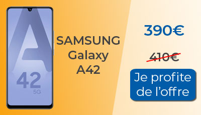 Le prix du Samsung Galaxy A42 est en baisse