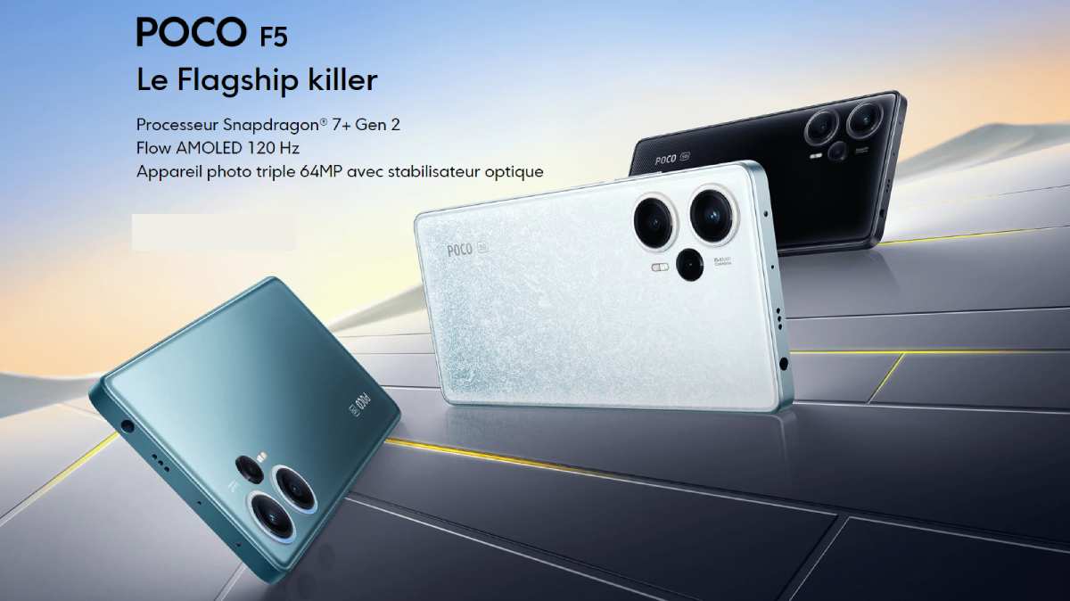 Xiaomi Poco F5 : ce flagship killer est disponible avec une réduction de 200 € sur son prix d'origine !