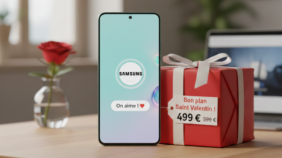 Le Galaxy S25 FE pour la Saint Valentin