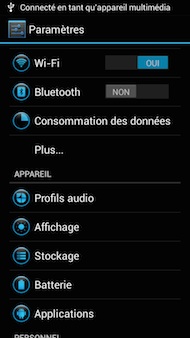 MobiWire Cygnus interface