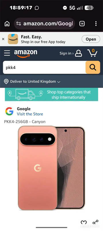 Google Pixel 11 Amazon Leaks