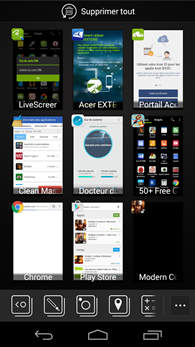 Acer Liquid Jade Z : multitâche