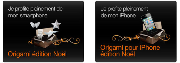 (Exclu) Orange : Forfait Origami édition Noël