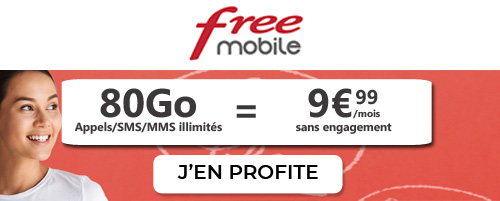Forfait Free Mobile 80go