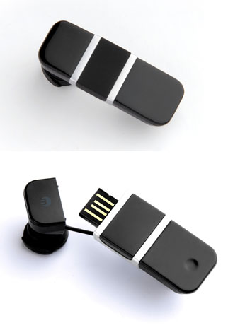 Une oreillette Bluetooth clé USB