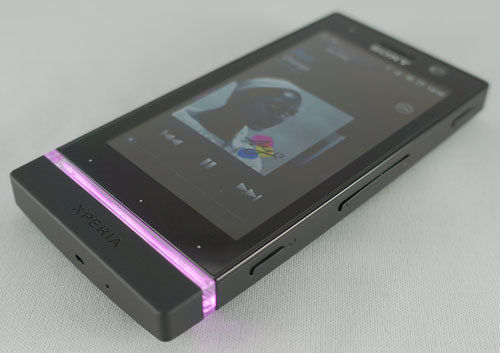test Sony Xperia U : design