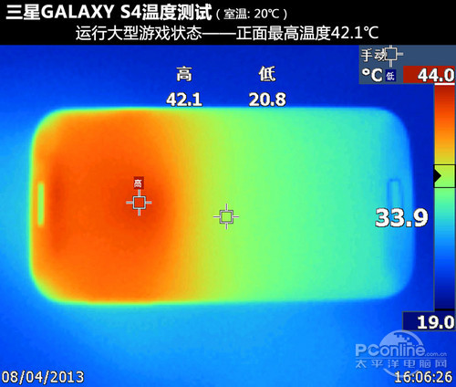 Le Samsung Galaxy S4 détaillé sous l'angle thermique