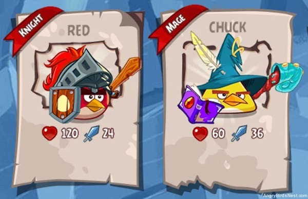 Angry Birds EPIC : classes