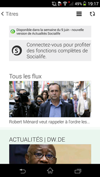 Sony Xperia M2 : Actualités Socialife