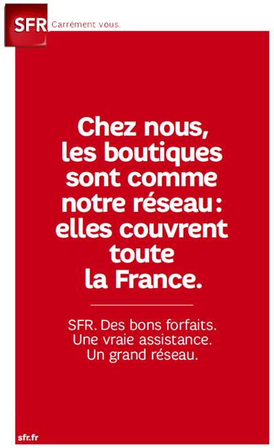 SFR vise Free Mobile dans une publicité