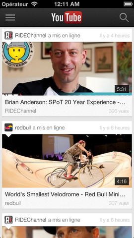 Youtube : un nouveau design pour les utilisateurs d'iPhone et d'iPad