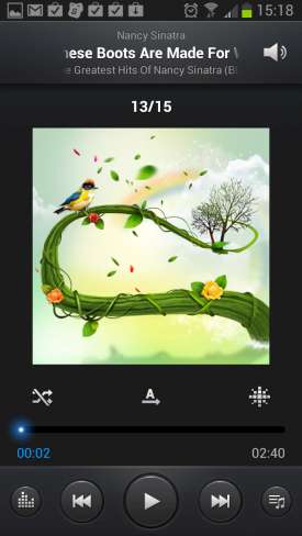 Samsung Galaxy Note 2 : Musique