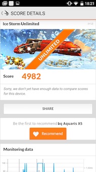 BQ Aquaris X5 performance
