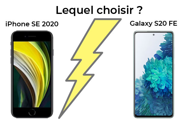 Apple iPhone SE 2020 contre le Samsung Galaxy S20 FE, lequel est le meilleur ?