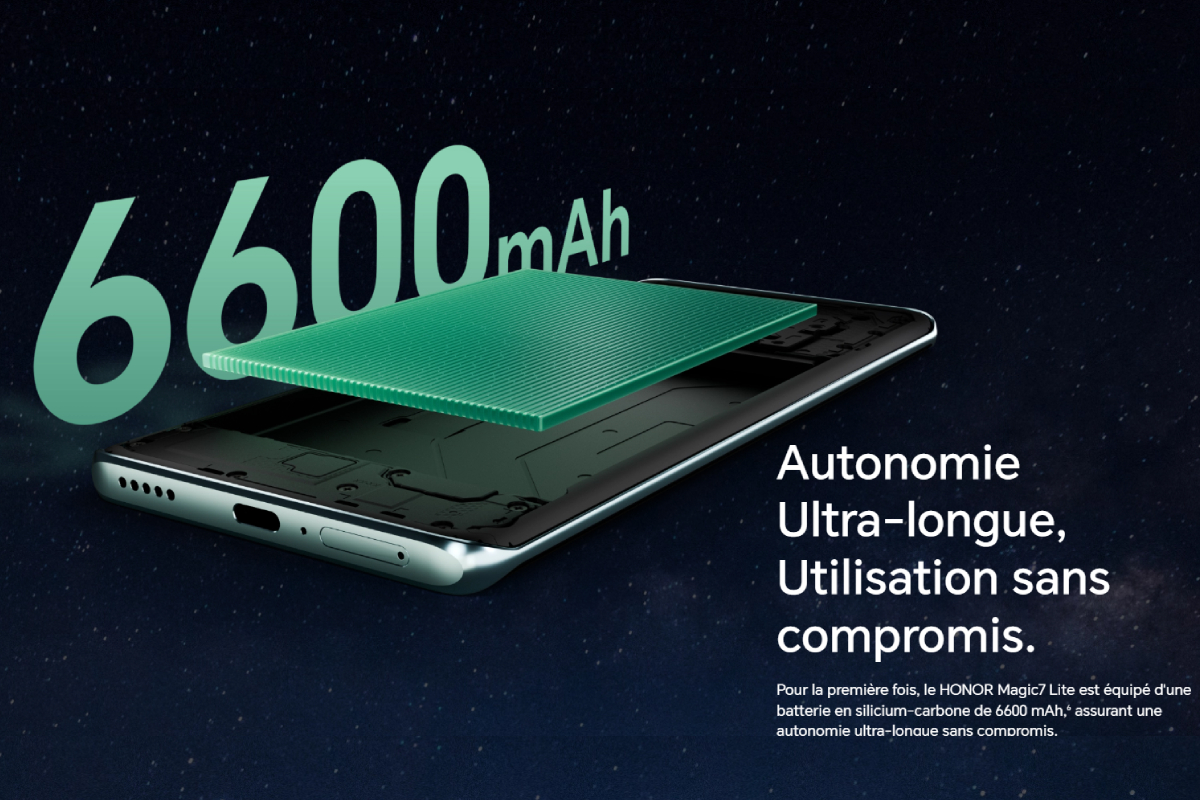 Autonomie au top ? Le Honor Magic7 Lite