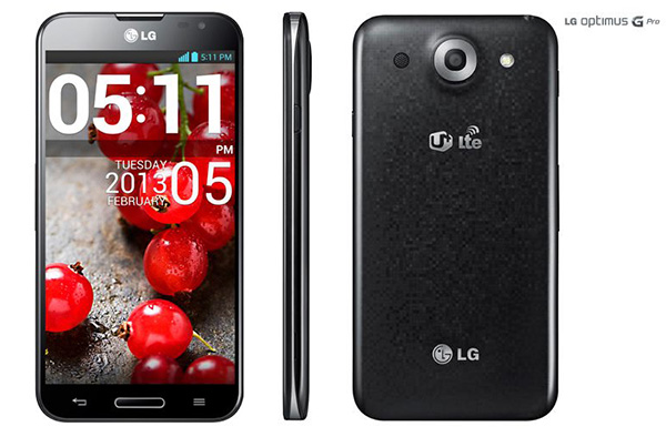 LG Optimus G Pro : une version noire pour le concurrent du Samsung Galaxy Note 2